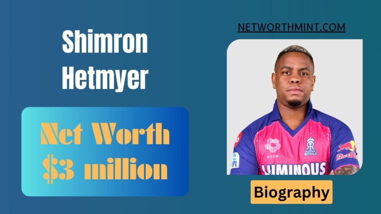 Shimron Hetmyer Net Worth, Family & Bio
